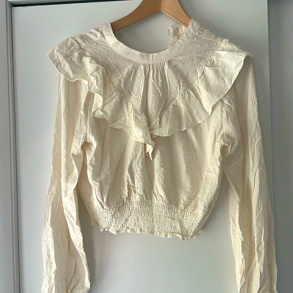 Wild Fable Ivory Blouse size S